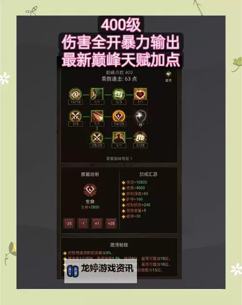 征途召唤天系技能加点攻略:全面提升战斗实力指南图1