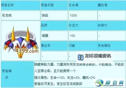 造梦西游3玲珑玉和苍龙戒哪个好:全面解析最佳选择指南图1