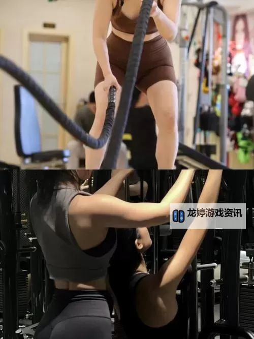 健身达人在健身器材上做了起来视频,燃爆运动激情图1
