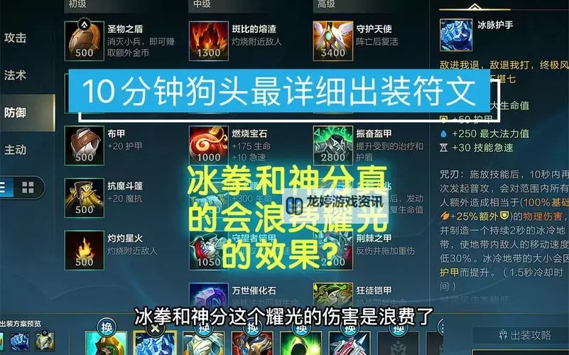 全输出狗头出装指南:打造爆发力无限的ADC英雄战略图1