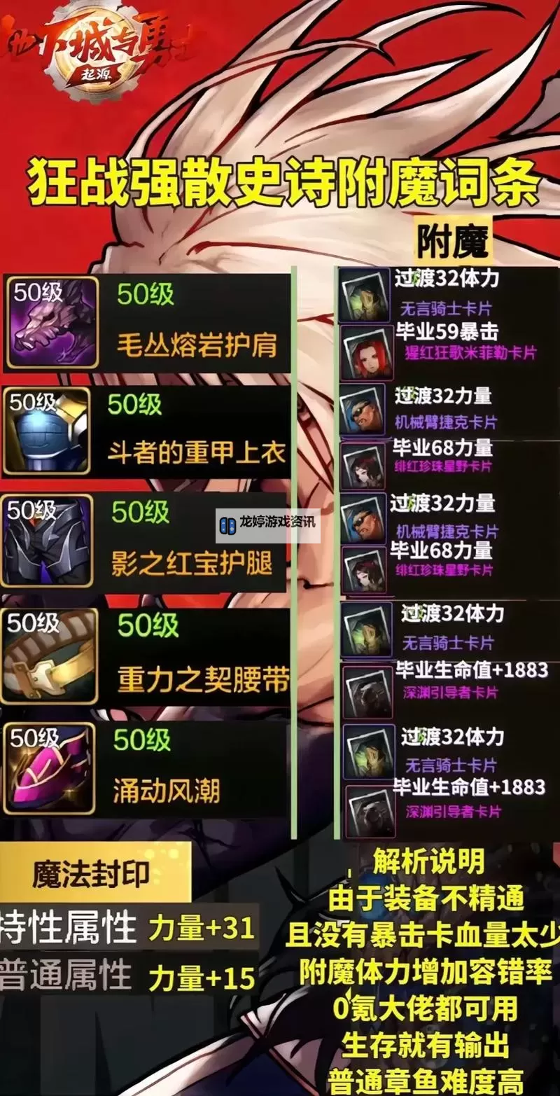 手游狂战士主什么副什么攻略详解:最佳搭配与技能推荐图1