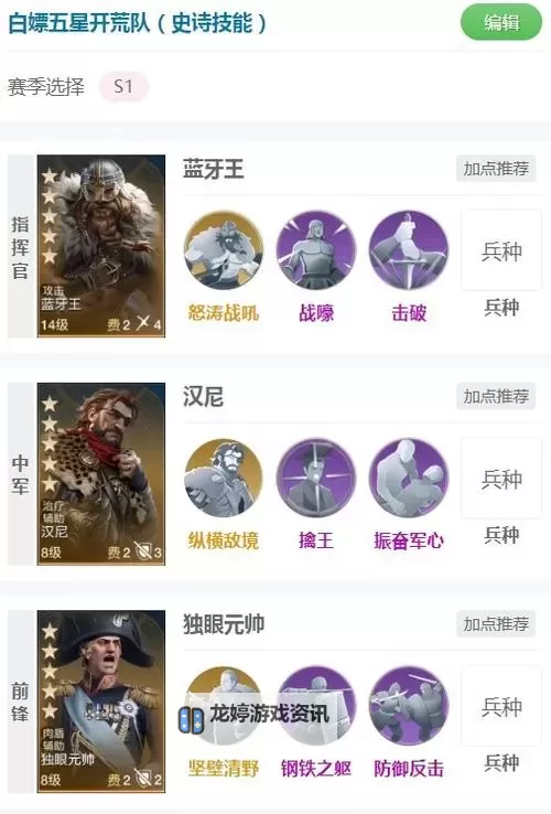 《世界启元》乌龟流阵容推荐 平民阵容推荐图2