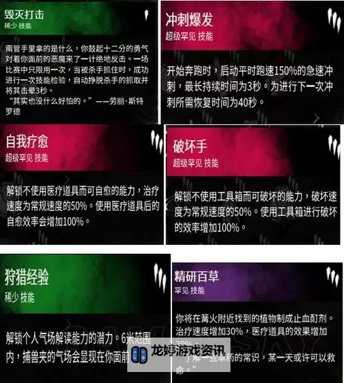 《黎明杀机》人类移速流技能搭配心得图1