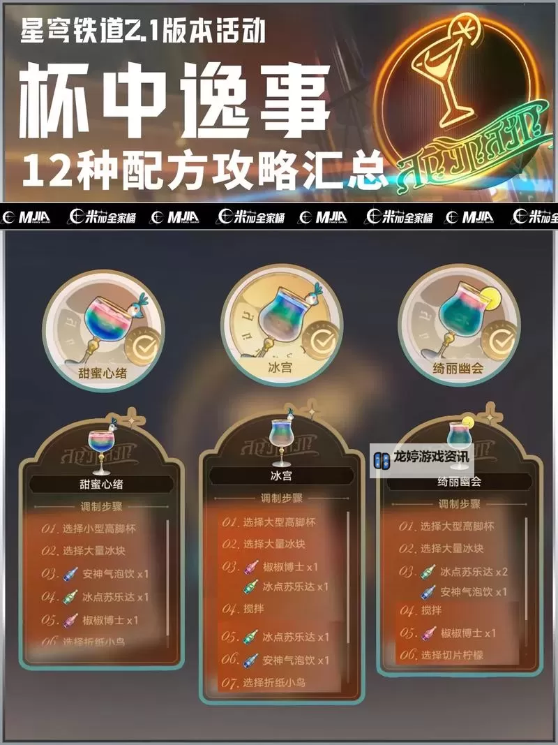 《崩坏星穹铁道》2.1杯中逸事酒品配方分享图1