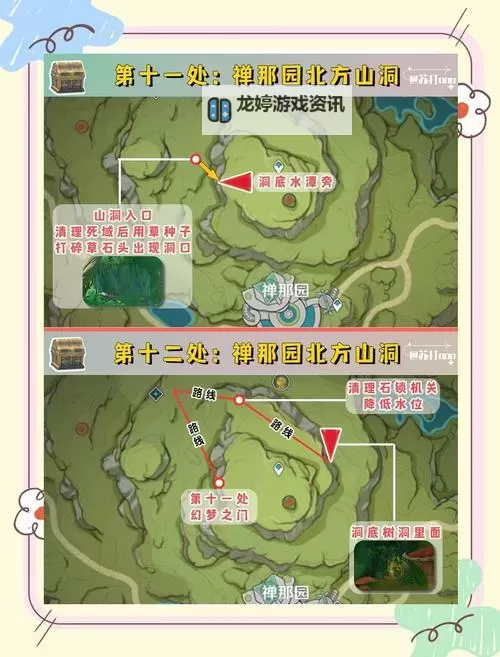 《原神》千壑沙地元能尖碑宝箱收集指南图1