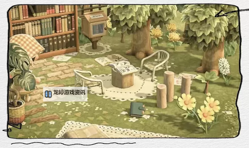 《动物森友会》清新田园风岛屿设计参考图1