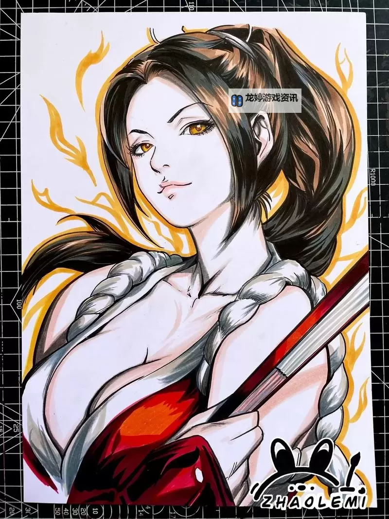 不知火舞彩画堂漫画：热血与魅力的完美展现图1