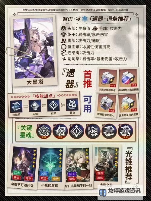 《崩坏星穹铁道》黑塔培养一图流 黑塔出装与配队建议图1