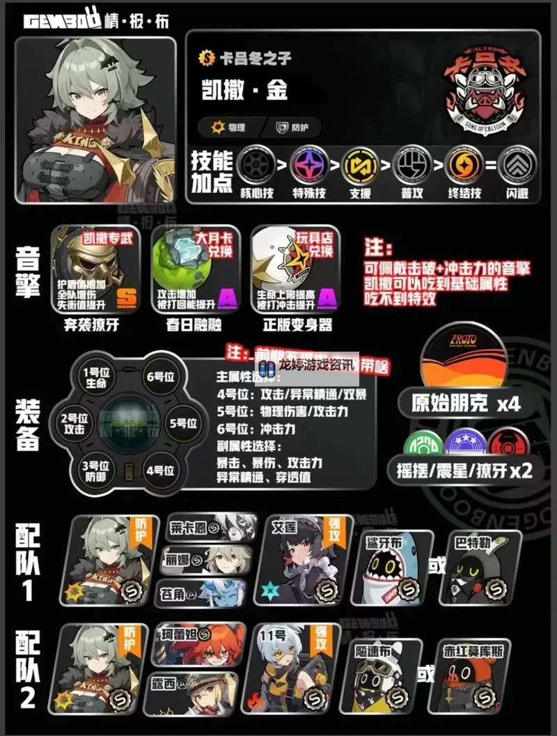 《绝区零》凯撒音擎选择推荐图1