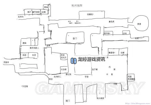 《侠客风云传》成都轻功地点一览图1