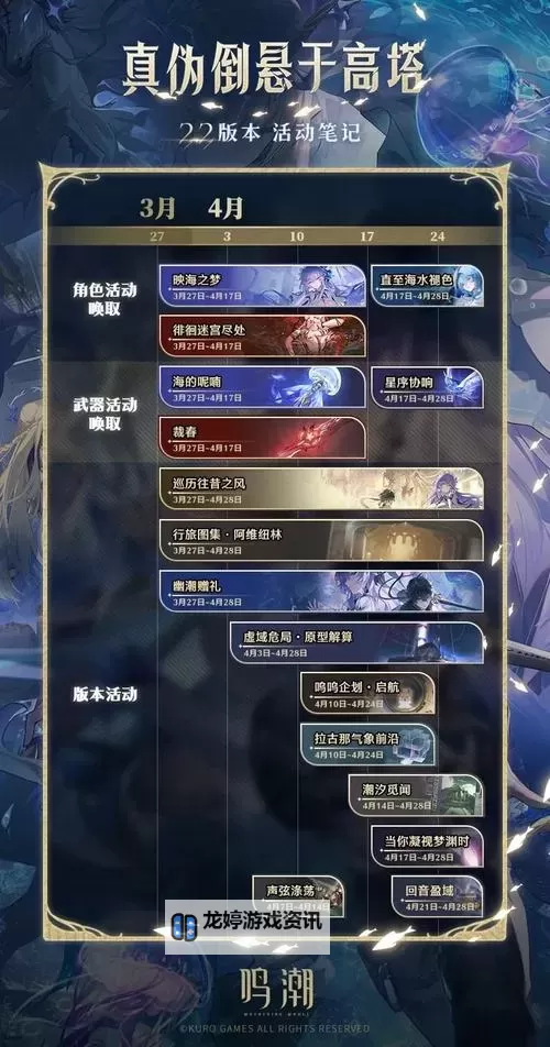 《鸣潮》2.3下半活动一览 2.3下半版本都有哪些活动图1