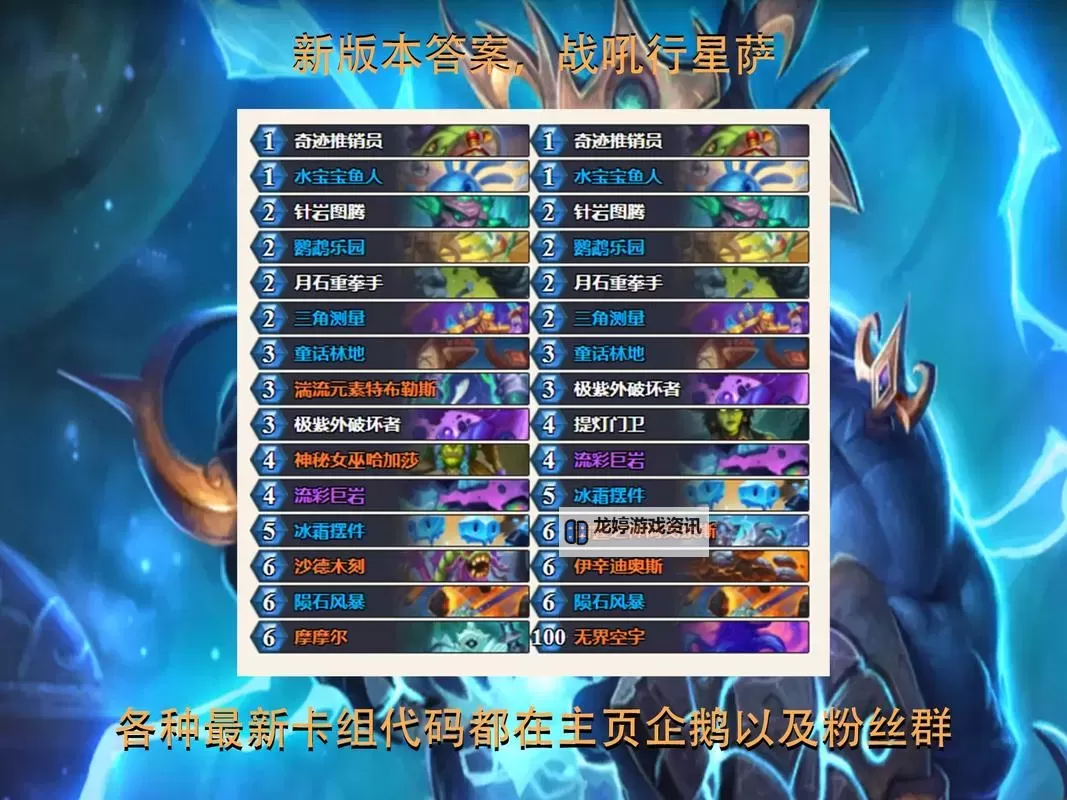 《魔兽大作战》空投一波流卡组推荐与讲解图1