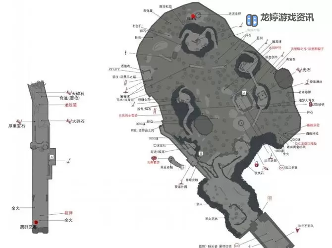 《黑暗之魂3》地图一览 攻略流程路线说明图1