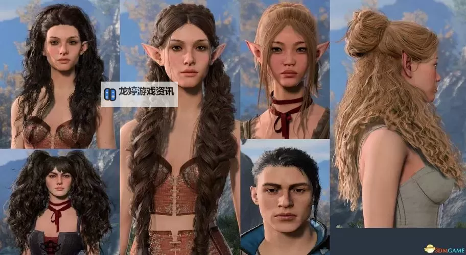 《博德之门3》Tav的发型MOD推荐 更多发型MOD图1